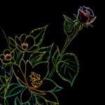 [AIアート] Flower Dark Mode